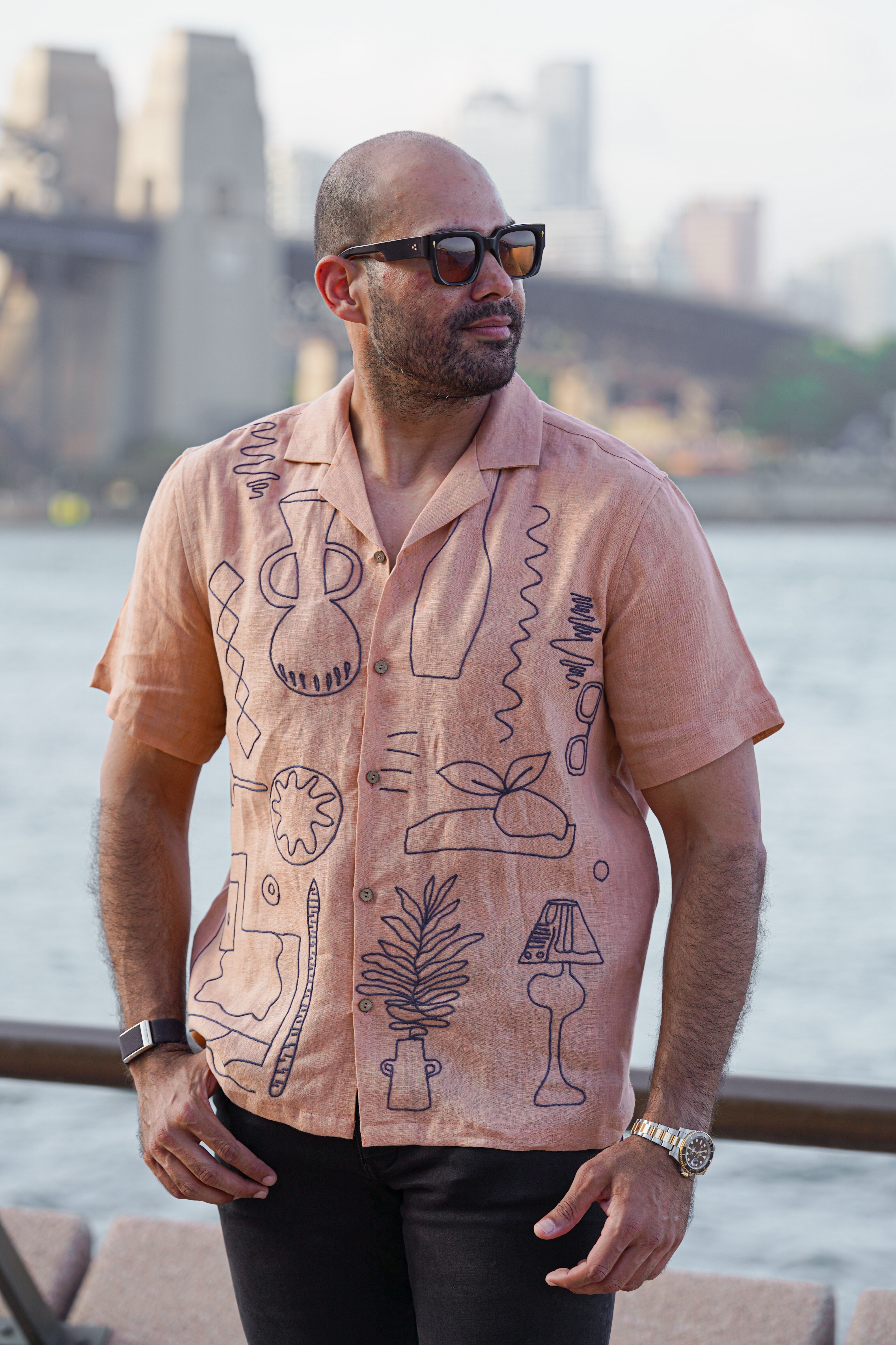 WHIMSICAL EMBROIDERED SHIRT