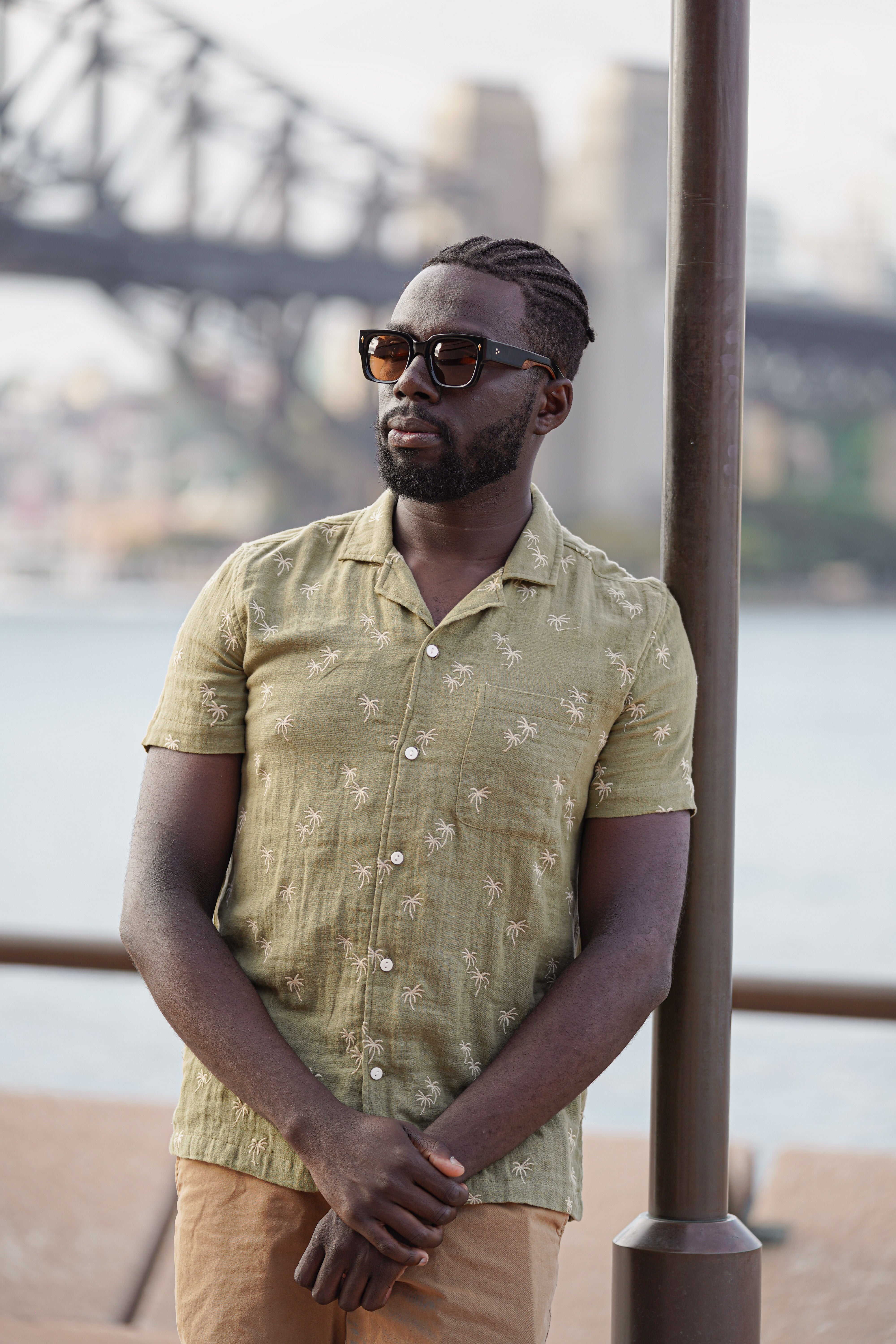 PALMCRAFT EMBROIDERED SHIRT