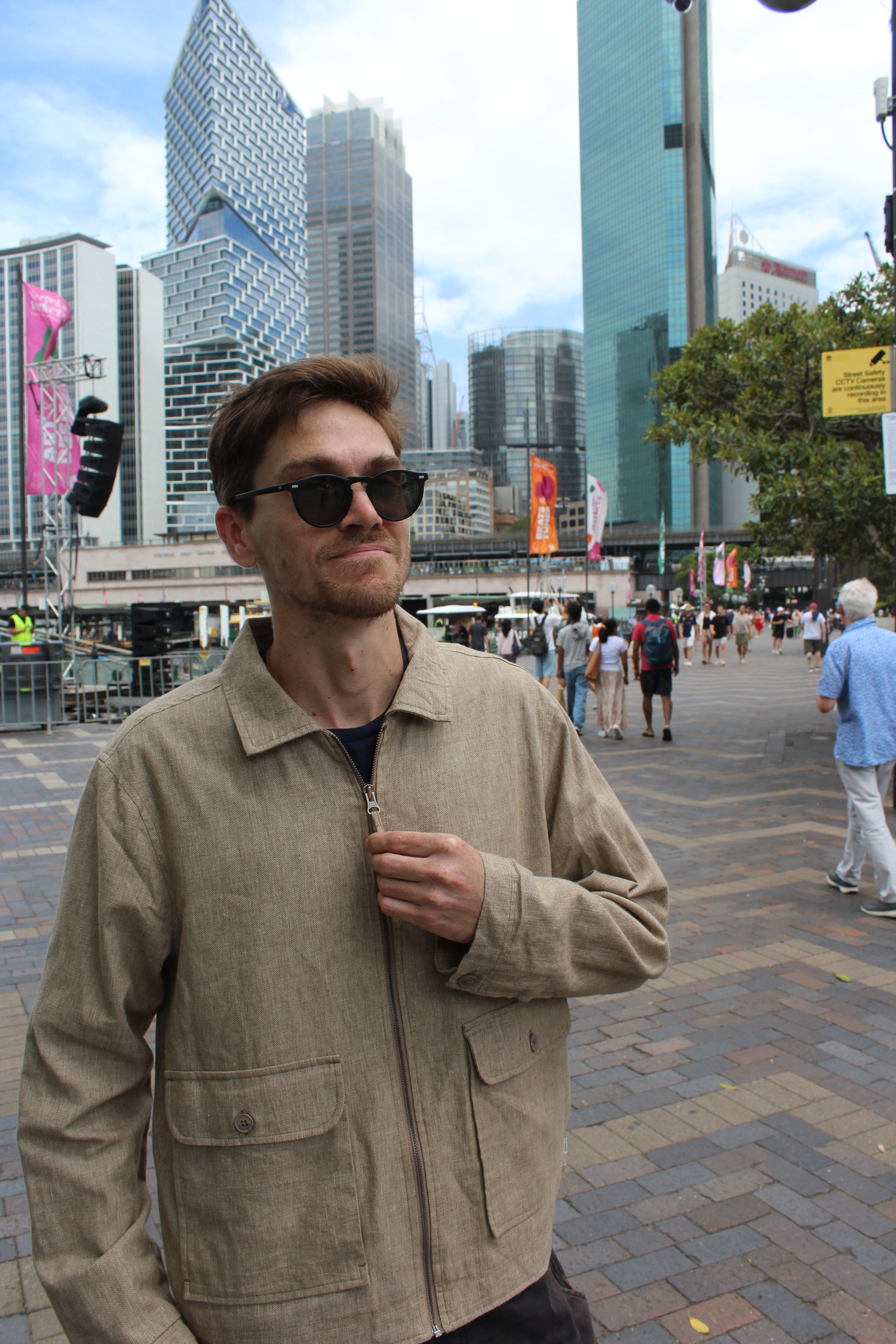 WANDER WEAVE LINEN SHACKET
