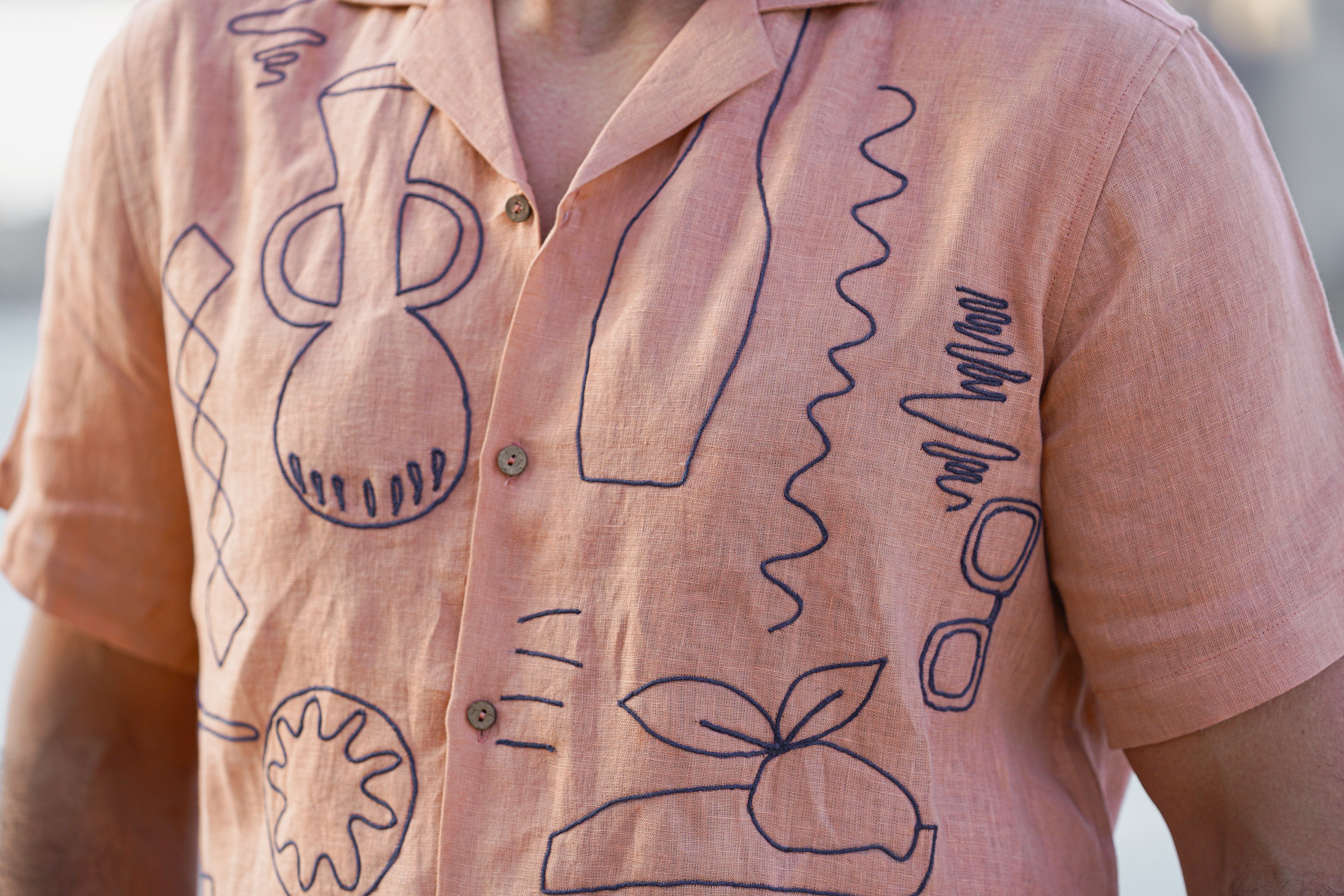 WHIMSICAL EMBROIDERED SHIRT